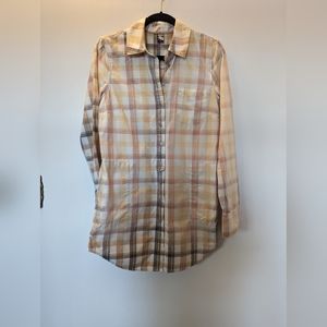 Free people button up tunic size Medium